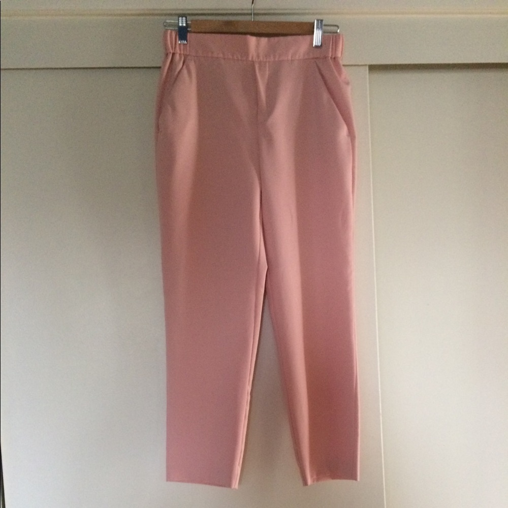 Zara cropped blush pants